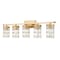 Z-Lite Archer 5 Light Vanity, Heirloom Gold & Clear 344-5V-HG - alternate 1